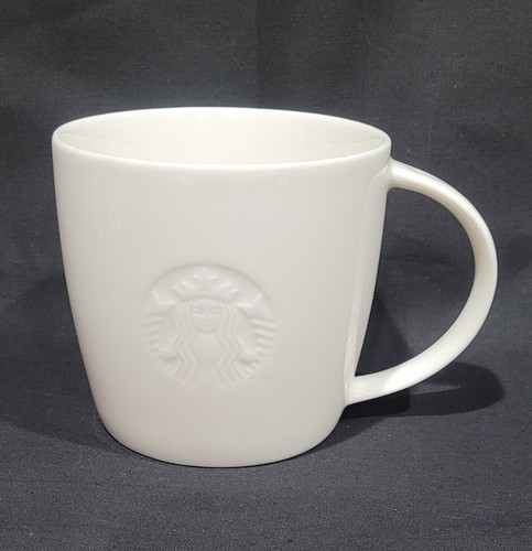 Starbucks cup embossed white - starbucks,
